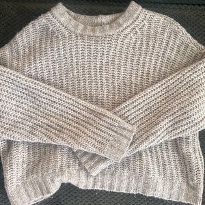 American eagle grey sweater